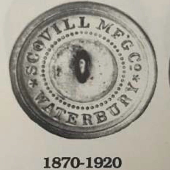 6 Matching 1870-1920 WWI US Army Eagle Brass Buttons Scovill Mfg. Co. Waterbury - Picture 5 of 5